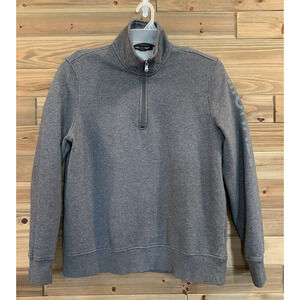 MICHAEL KORS Gray Long Sleeve 1/4 Zip Pullover Sweatshirt Jacket Women's Size L